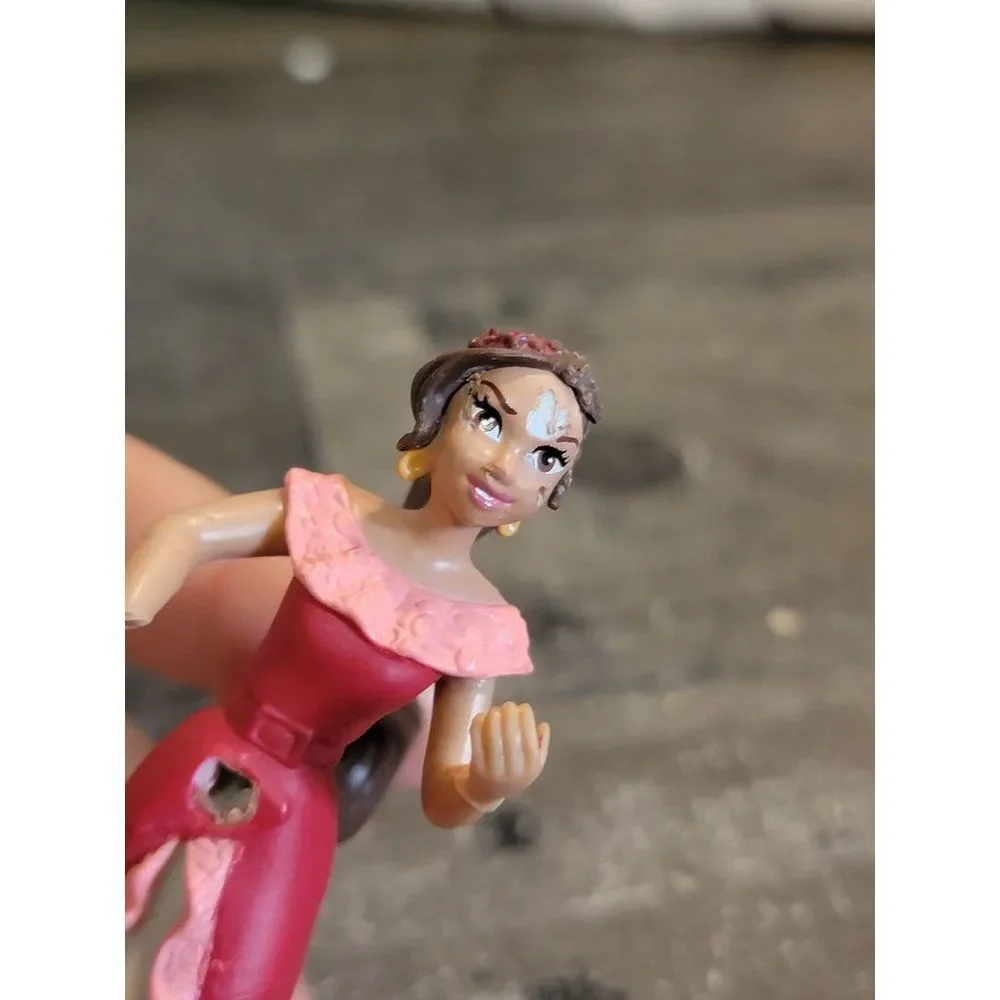 Jakks Disney AS IS red dress girl brunette‎ toy figure